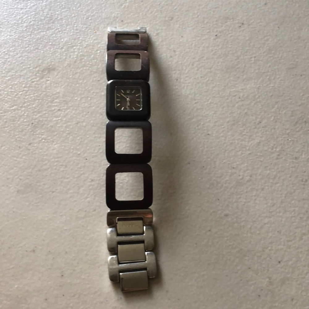 Fossil Wooden Watch